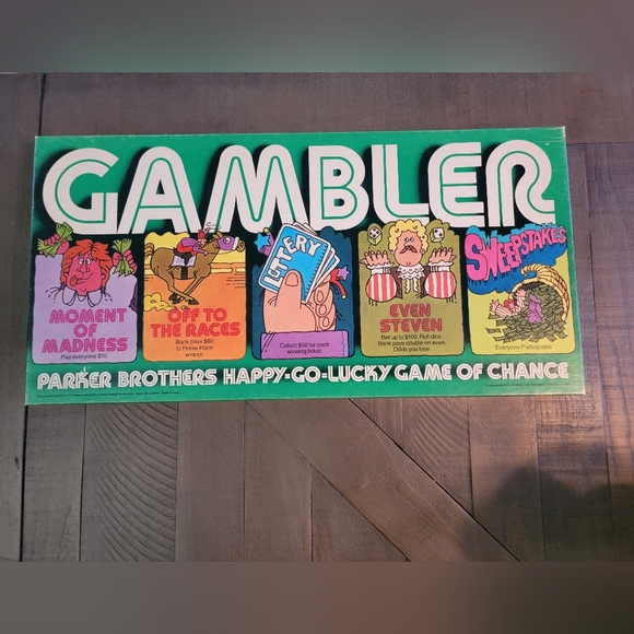 Other - Vintage 1977 Gambler Board Game